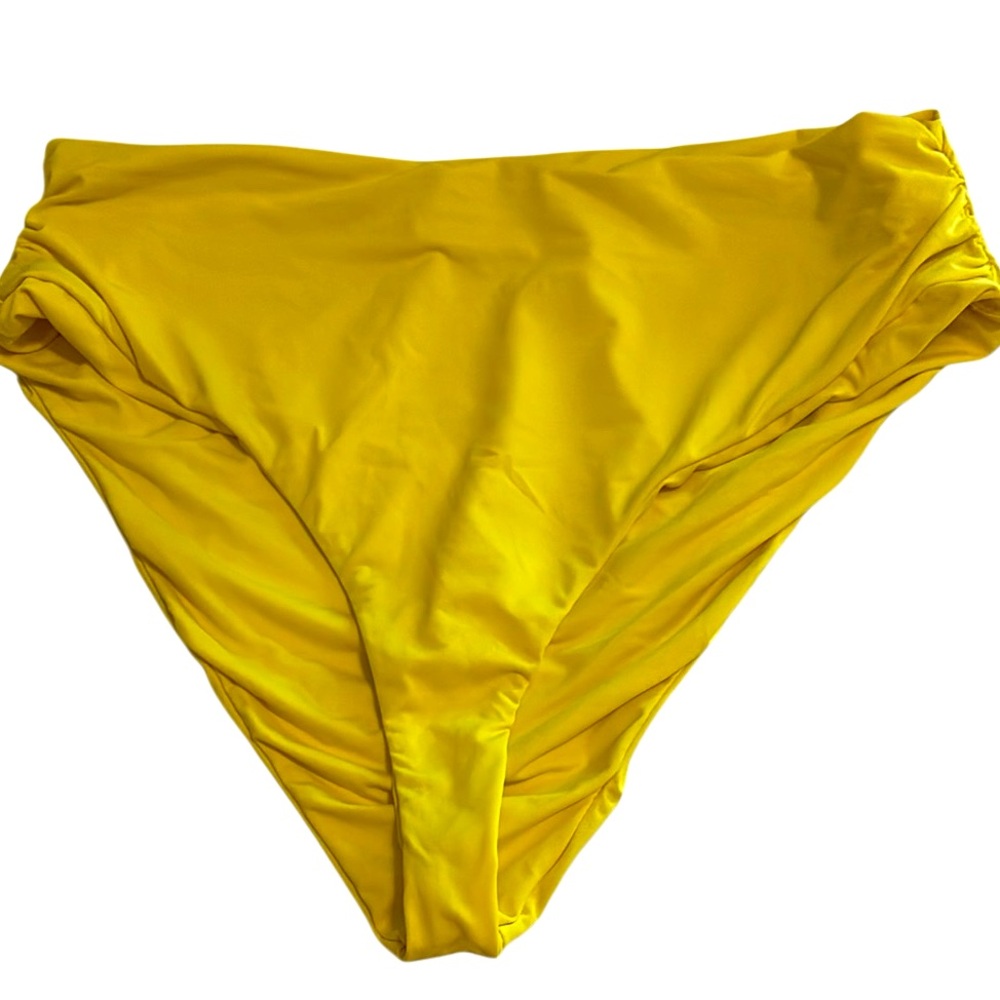 Dippin’ Daisy’s bikini swim bottoms, beautiful bright yellow, size M
